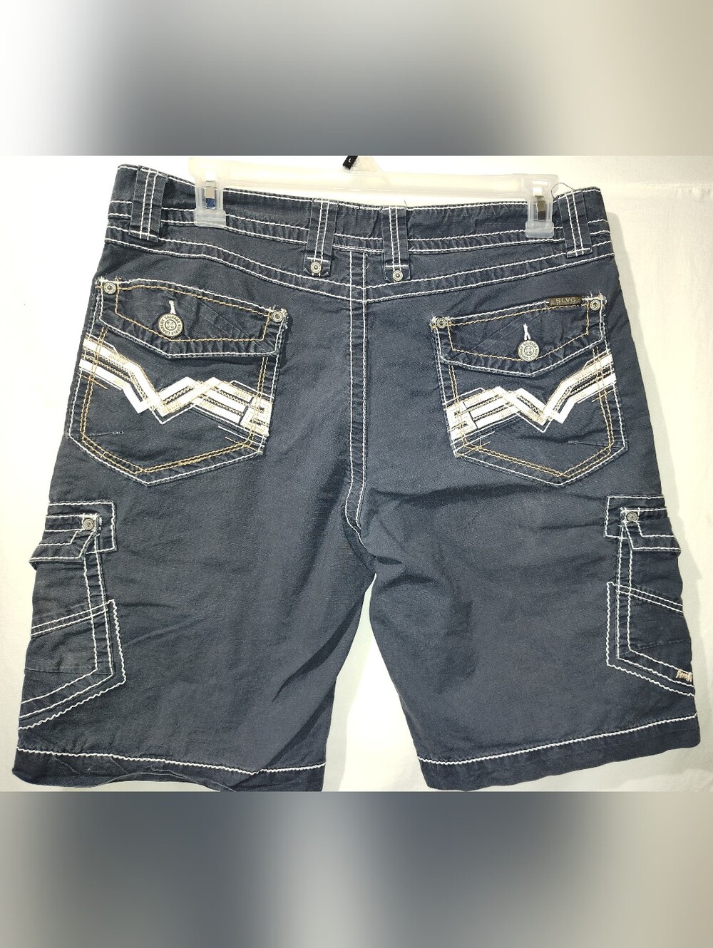 Salvage Supply Co Men’s Dark Blue Cargo Shorts